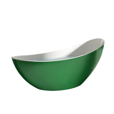 62.99'' x 31.5'' Soaking Acrylic Bathtub