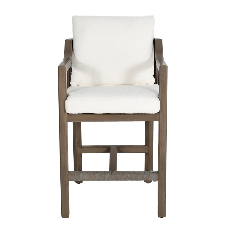Samara Cushioned Bar Stool, 14"