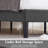 Kempst Twin Size Bed Frame, Upholstered Twin Platform Bedframe with Height Adjustable Tufted Headboard, Heavy Duty Mattress Foundation with Wooden Slats, No Box Spring Needed, Under Bed Storage-167315284-159685604