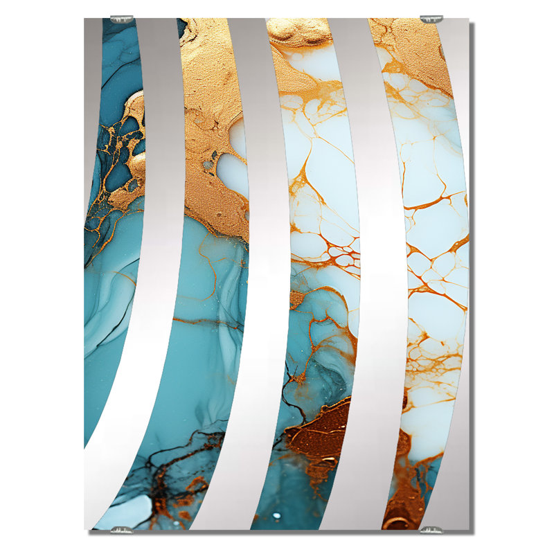 Grand miroir mural en marbre Briner - MIR136352, 32 po x 24 po
