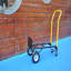 Hand Truck Dual Purpose 2 Wheel Dolly Cart And 4 Wheel Push Cart With Swivel Wheels 330 Lbs Capacity Heavy Duty Platform Cart For Moving/Warehouse/Garden/Grocery
