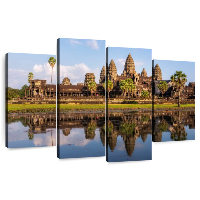 Adella Angkor Wat Reflection, 54" H x 84" W