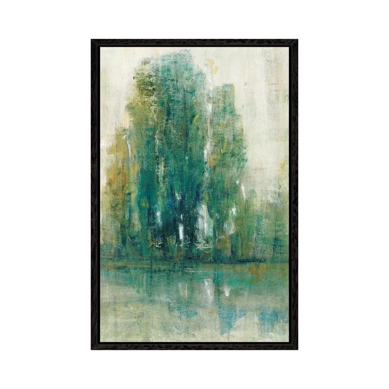 Spring Paysage I 1 Piece Wall Art on Canvas, 101.6 cm H x 66.04 cm W, Black Framed