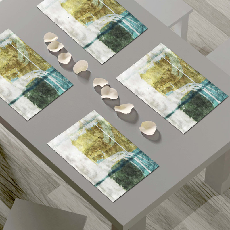 Napperon abstrait en polyester