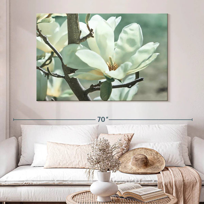 Harnek Magnolia Tree Flower, 34" H x 51" W