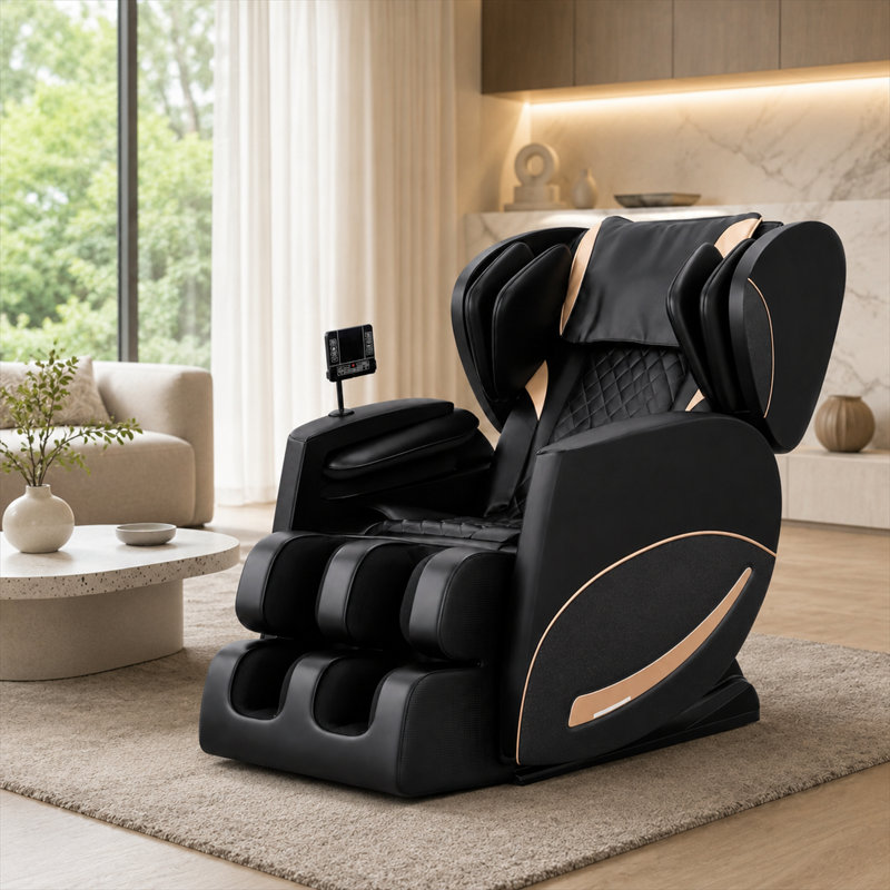 Fauteuil inclinable de massage complet du corps avec zéro gravité