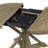 Retro Functional Extendable Dining Table With A 12" Leaf For Dining Room And Living Room-238778380