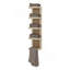 Porte-serviettes Chidester H 31,1 po, 5 tablettes, chêne naturel / beige - Salle de bain