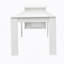 Table de salle à manger extensible moderne avec rangement
