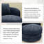 Fauteuil d'appoint en tonneau chenille 30 po-1572778989