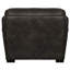 Fauteuil club en similicuir avec repose-pieds Adreena