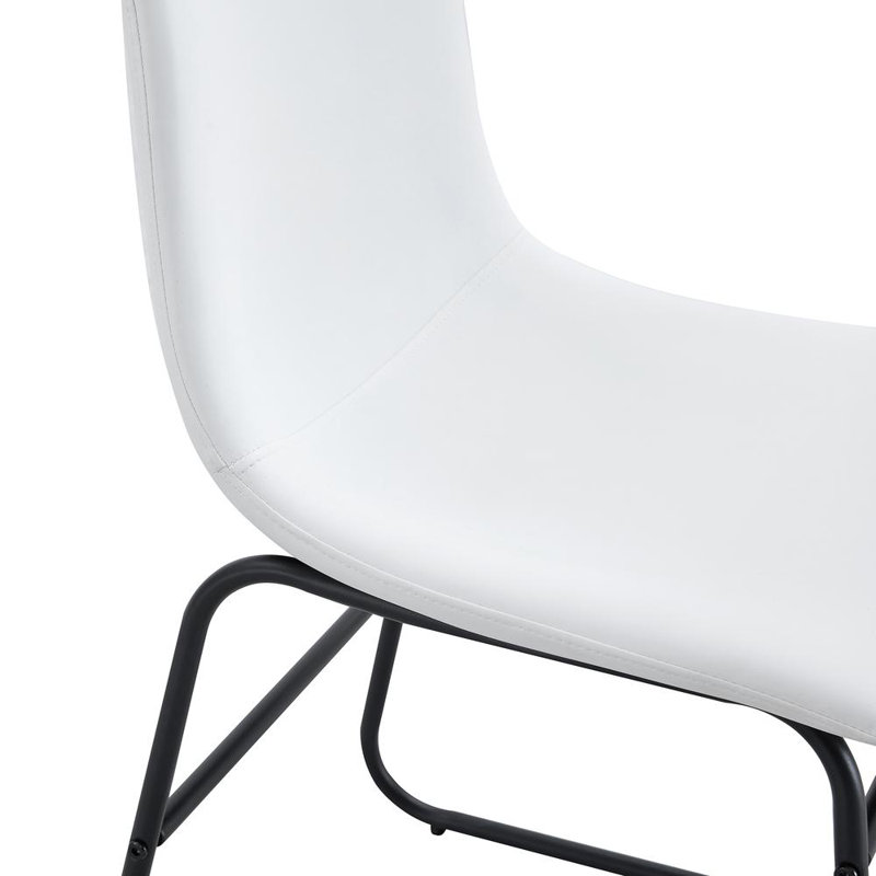 4 Piece Bar Stools (White), White