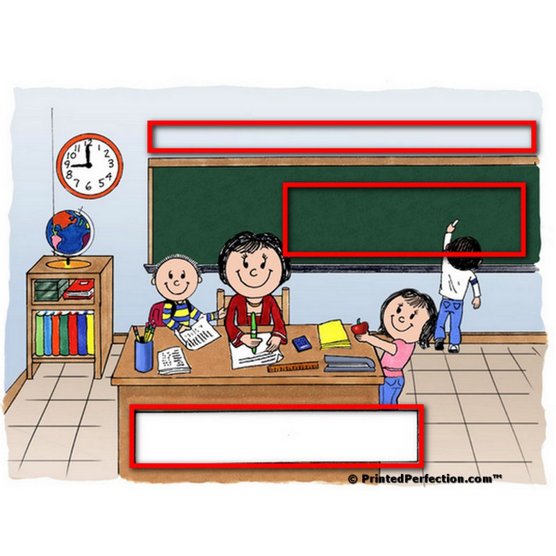 Ornement de Noël personnalisable pour enseignant, Yes