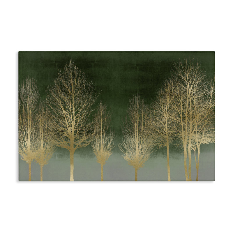Toile dégradée dorée, design par Kate Bennett, H 20 po x l 30 po