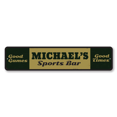 Sports Bar Metal Sign