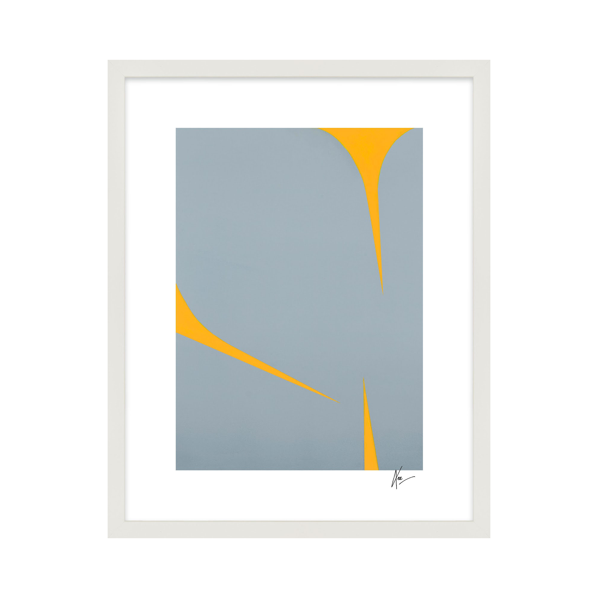 Clouds 2 by Lee Lessem, White, 40" W x 50" H