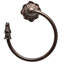 Acanthus swing towel smooth ring left Renaissance style in Satin-941251051