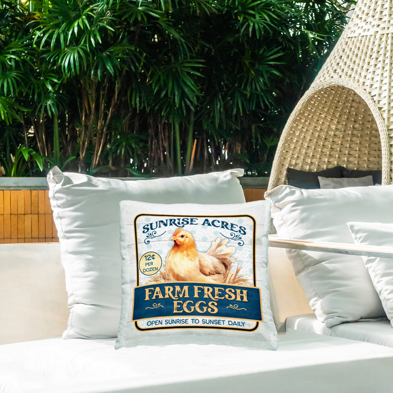 Coussin extérieur Farm Farm Eggs