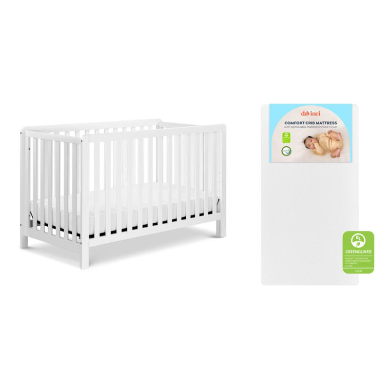 Lit de bébé à profil bas 4-en-1 Colby Bndl