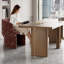 Bureau en bois massif brun à 3 tiroirs-760258375-760258373
