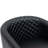 Edvardas Upholstered 29.11 Wide Black Faux Leather Tufted Barrel Club Chair with Nailhead Trim-1242707122