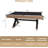 7 ft Pool Table, Pool Table 7ft Billiard Table with Accessories - Heavy-Duty x-Leg Pooltable 84", Includes 2 Cue Sticks, Balls, Brush & Cue Rack | HDF+Solid Wood Construction | Game Room Centerpiece-120287186