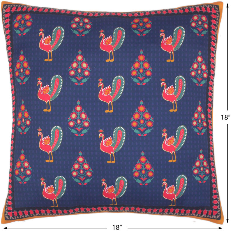 Housse de coussin carré et insert par Arshs Fine Rugs