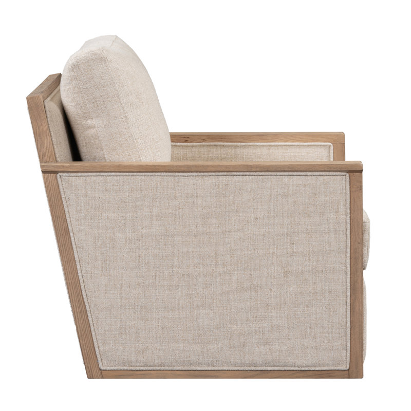 Norman Swivel Accent Chair Natural