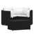 Cadre noir / coussin blanc est en rupture de stock