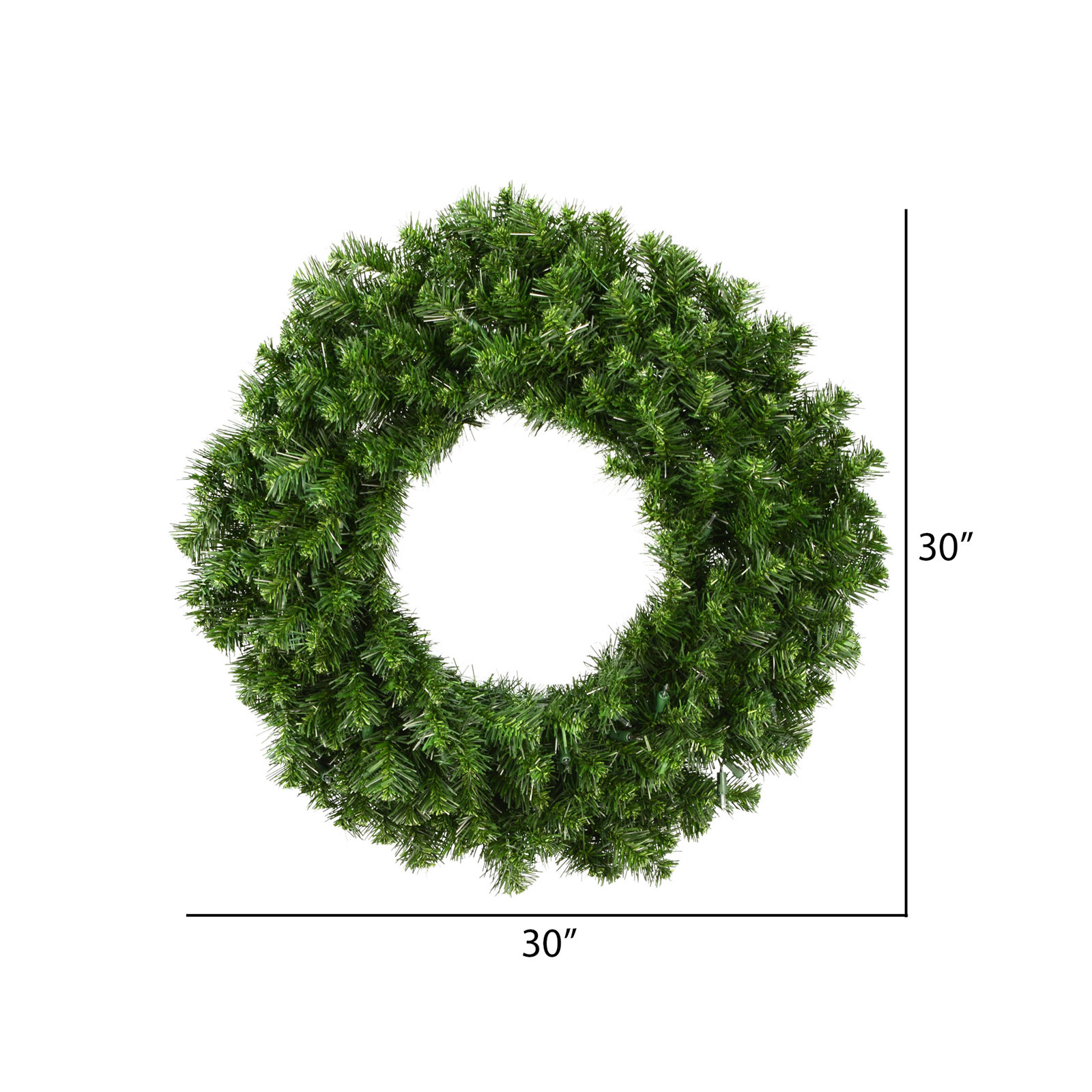 Alcott Hill® Douglas 60" Fir Wreath, 30" H