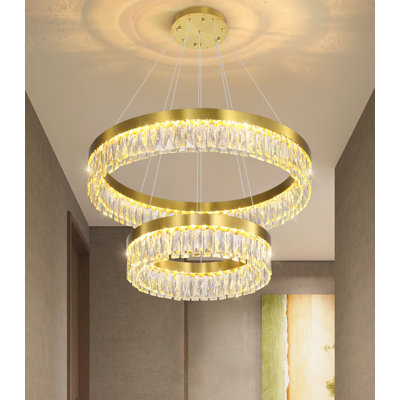 Lustre moderne 20 "+ 32" à DEL