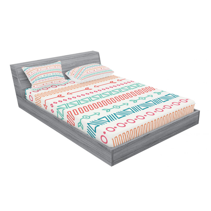 Microfiber Sheet Set, Queen Sheet Set with Fitted Sheet