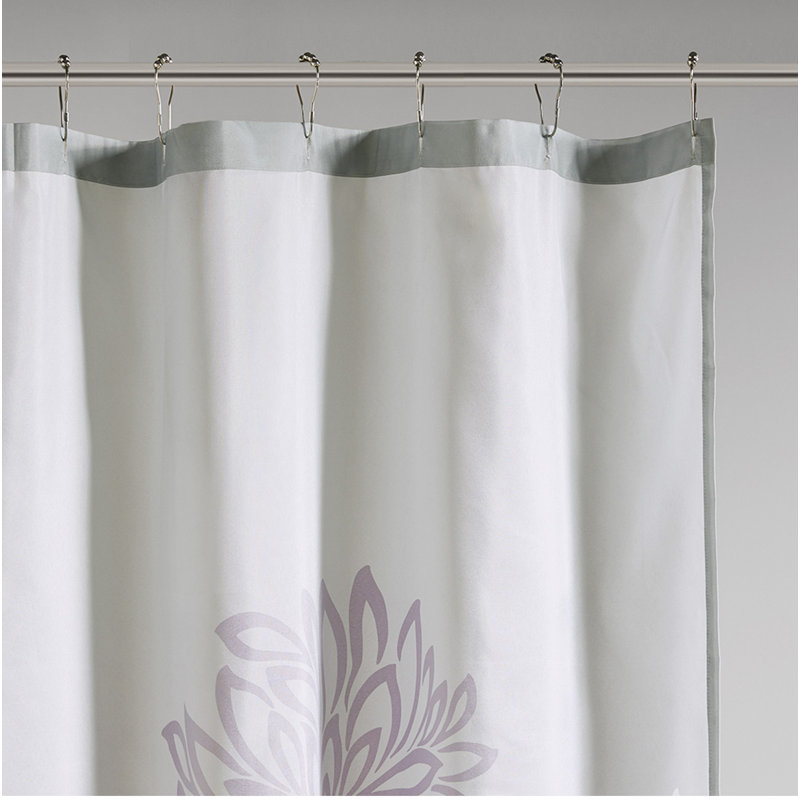 Printed Floral Shower Curtain