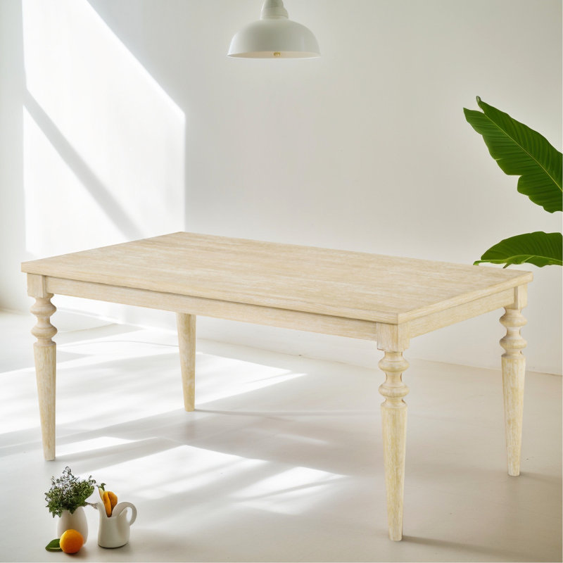5 ensembles de salle à manger: table rectangulaire avec 4 chaises confortables, brun: pieds tournés à la mode et touche étonnante