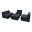 Amlie 78cm Wide Square Solid Colour Pouffe Ottoman-1295087102