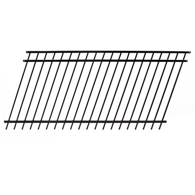 Versai Gloss Black Metal Fence Panels Included