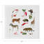 Serviettes de table en satin de coton Exotix