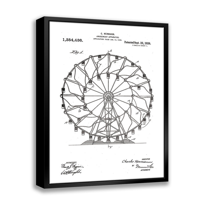 Grande roue brevetée - sur, H 28 po x l 22 po x P 2 po