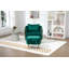 Upholstered Barrel Chair with Ottoman-97699291