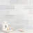 Premium Hand Painted 3" x 6" Straight Edge Glass Mosaic Subway Tile-35927901