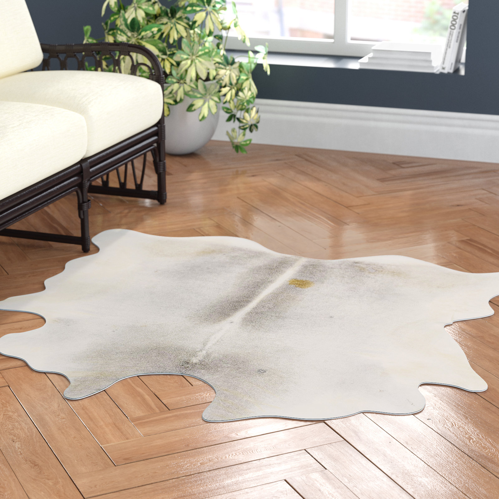 Santi Handmade Leather Rug