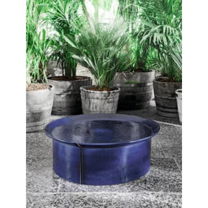 Brise Coffee Table, Blue, 36.22" Diameter