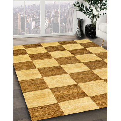 Tapis décoratif multicolore à motif abstrait