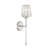 Tenisha Metal Wallchiere in Polished Nickel-2092685621