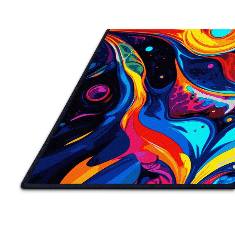 Galactic Hue Rug, Rectangle 8' x 12'
