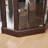 Corner Lighted Curio Cabinet With Adjustable Shelves For Displaying Collectibles, Wine, And Bar Glass In Living Rooms-557136472