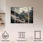 Ensemble de 3 panneaux muraux - Cristiano Giani «Mountain Time», art mural sur toile pour le salon, la chambre à coucher ou le bureau 