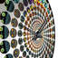 Savanah - Horloge murale géométrique abstraite-817273302