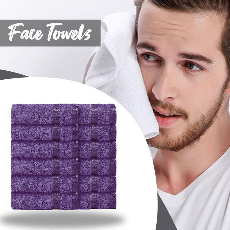 Milven Premium Face Cloth, Purple