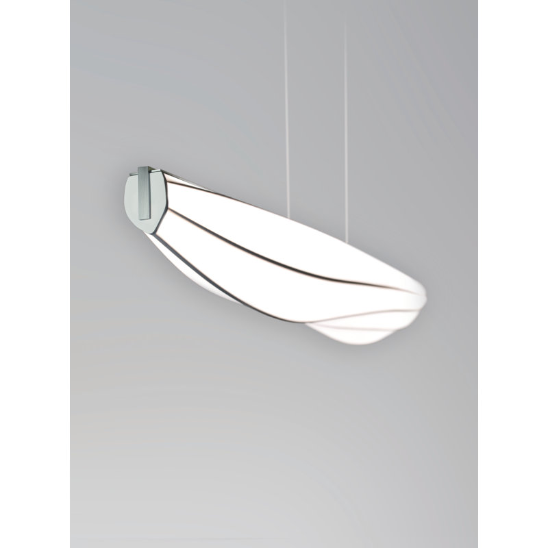 Lenis 1 - Light Pendant, Brushed Aluminum, 2700K, 120V